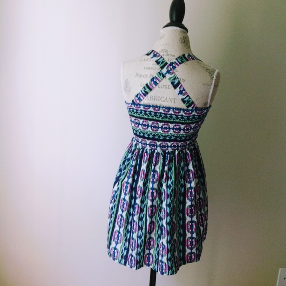 Band of Gypsies | Geometric Tribal Mini Sun Dress - Picture 5 of 8